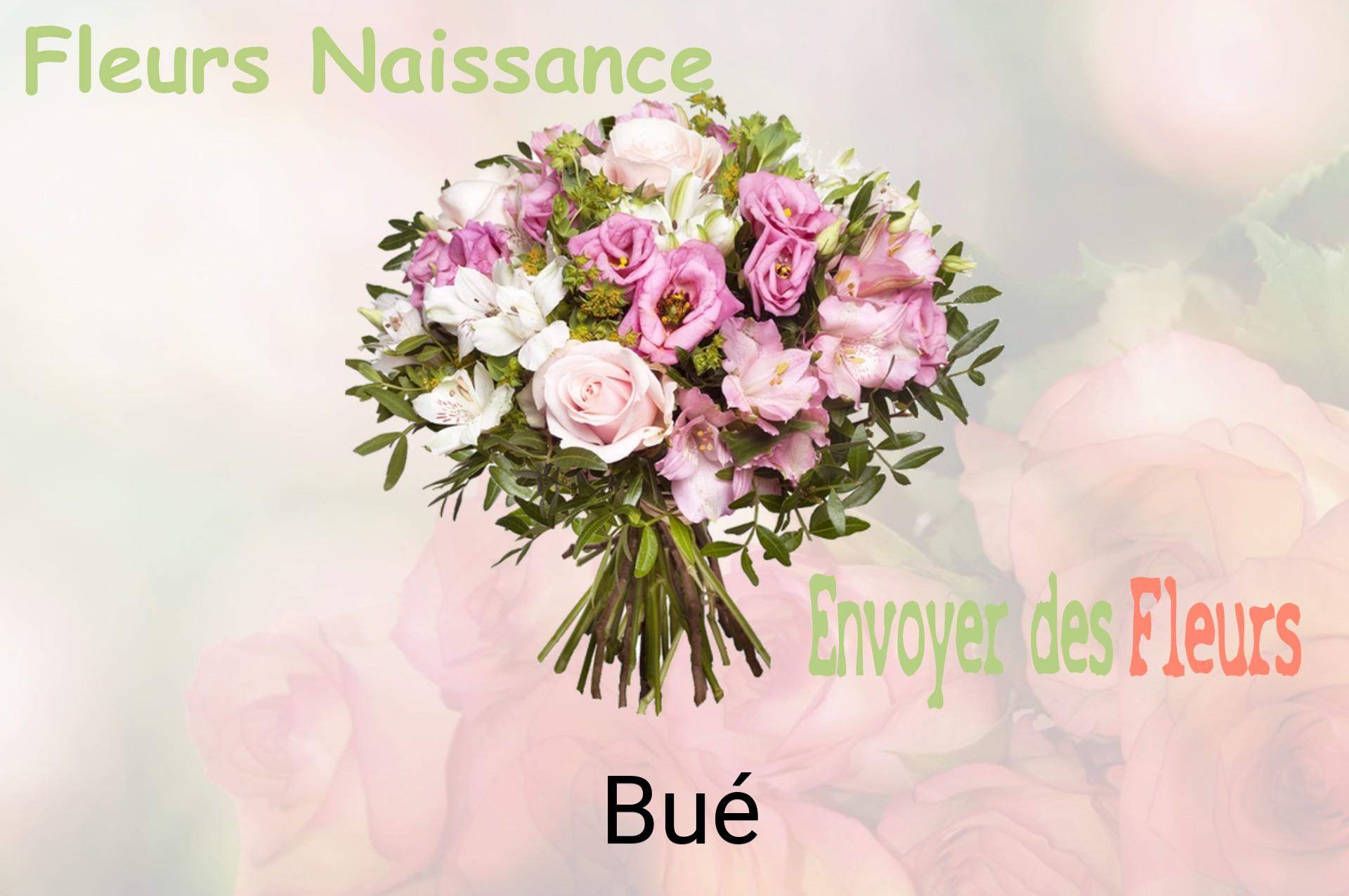 Bouquet de fleurs de naissance livré à Bué